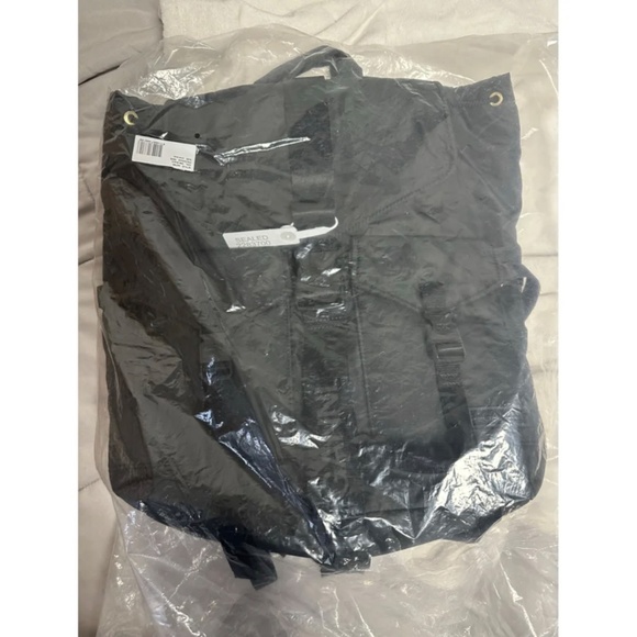 NEW Ganni big black tech backpack main image 4